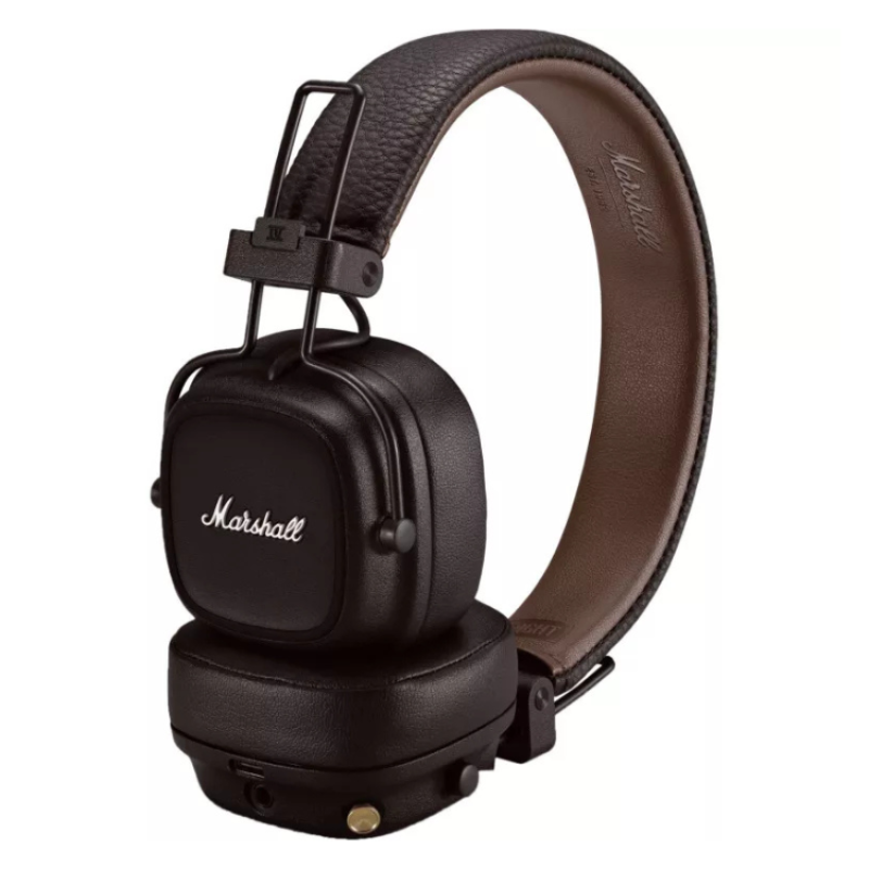 Headphones Marshall Major IV Castanho