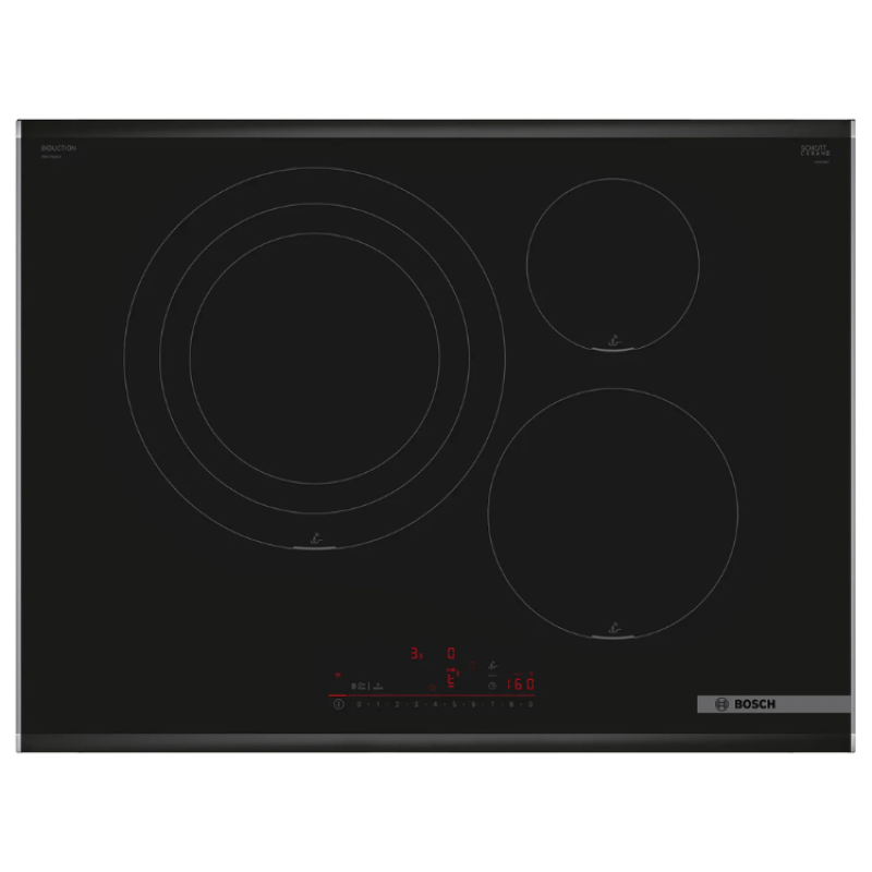 Placa de Indução Bosch Serie 6 PID775HC1E 3 Zonas 7400W 70cm 
