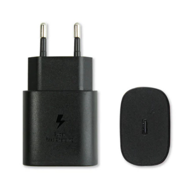 Carregador Fast Charge 25W USB-C Preto