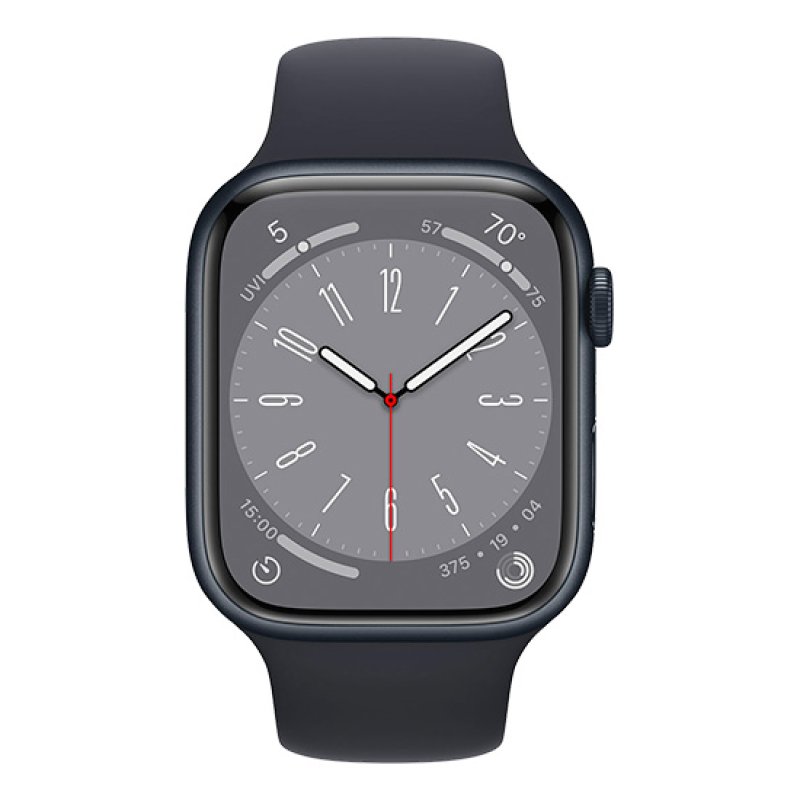 Smartwatch Apple Watch Series 8 GPS + Cellular 41mm Alumínio Meia-Noite C/Bracelete Desportiva Meia-Noite