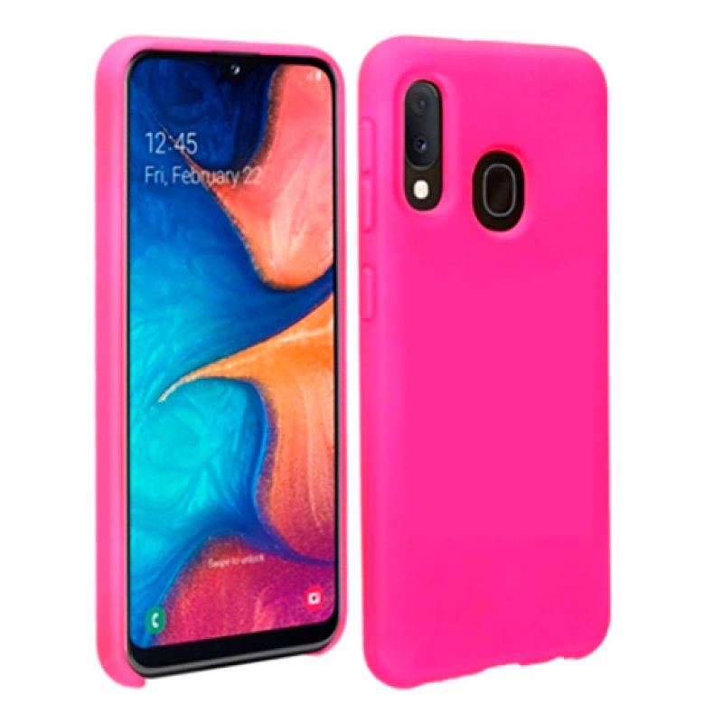 Capa Silicone Samsung Galaxy A20e Pink