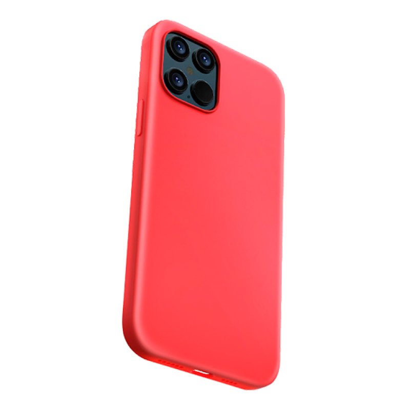 Silicone Case DEVIA iPhone 12 Pro Max Vermelho