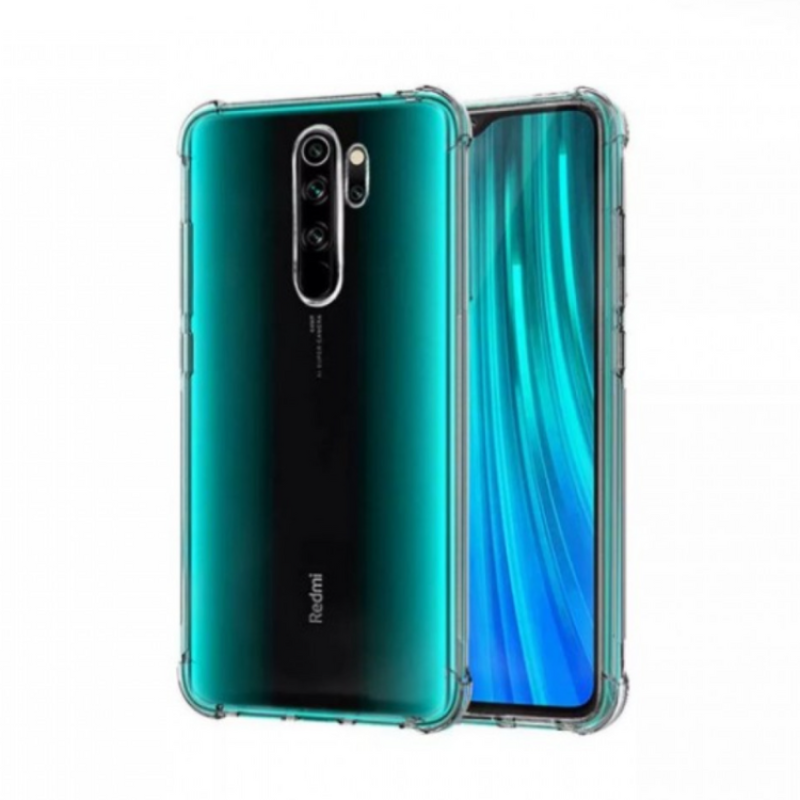 Capa Silicone anti shock Xiaomi Note 8T- Transparente