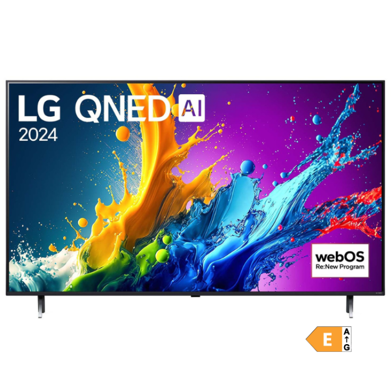 Televisão LG Série QNED80T 2024 Smart TV 4K QNED 55"