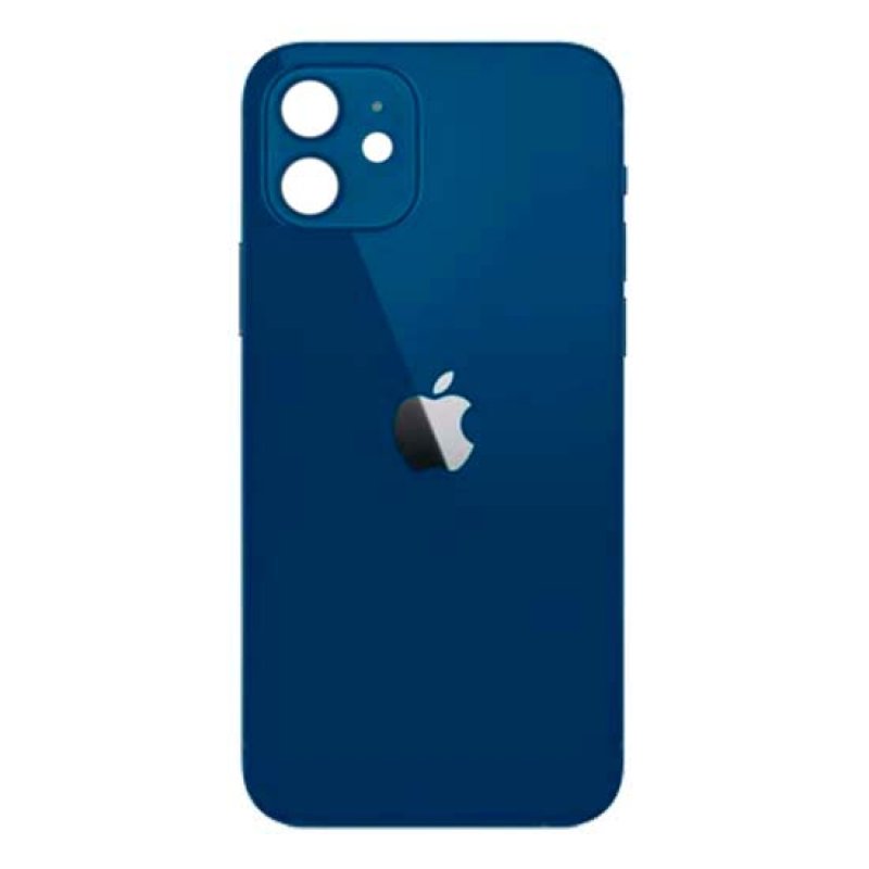 Tampa Traseira Vidro Apple iPhone 12 Azul