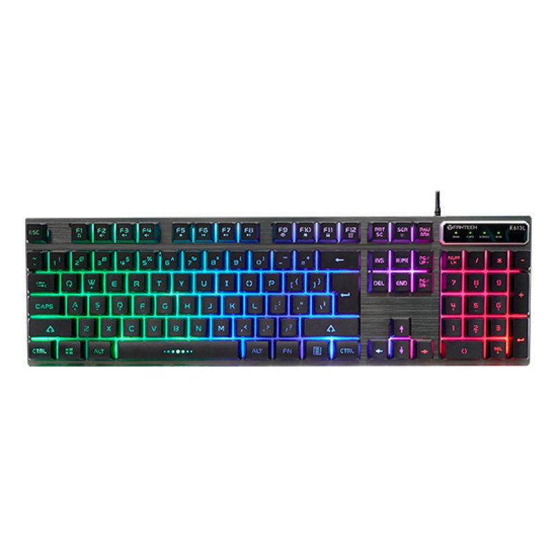 Teclado Gaming Fantech Fighter II K613L RGB PT