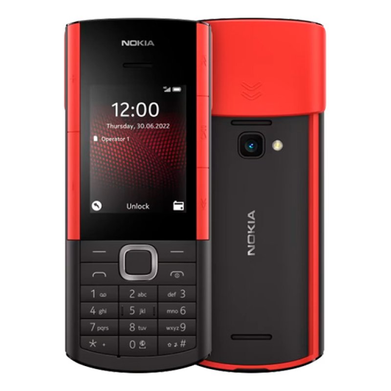 Telemóvel Nokia 5710 XpressAudio 48MB/128MB Dual SIM Preto e Vermelho