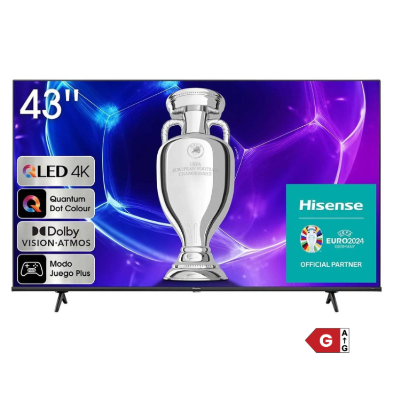Televisão Hisense E7KQ (2023) Smart TV 4K QLED 43"