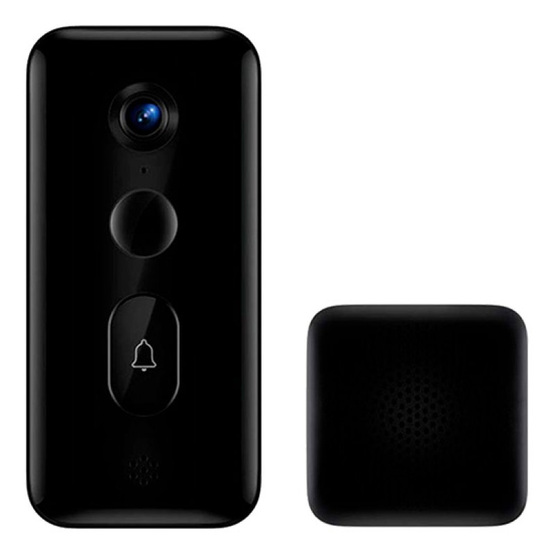 Vídeo Porteiro Xiaomi Smart Doorbell 3 Preto