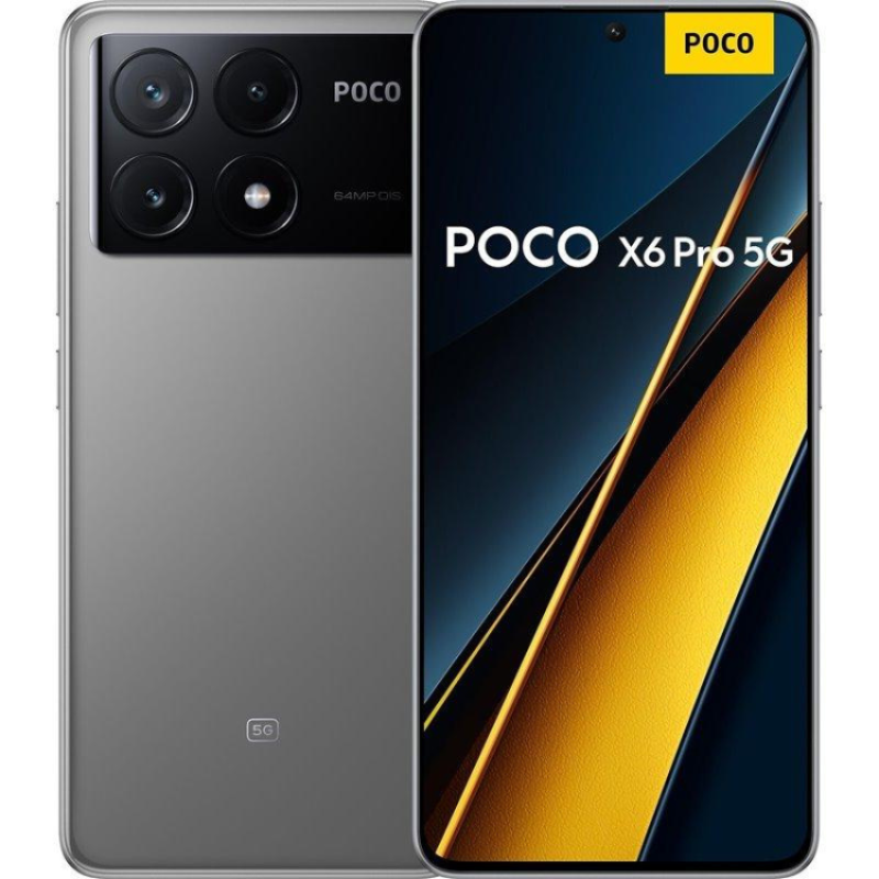 Smartphone POCO X6 Pro 5G 12GB/512GB Dual Sim Cinzento