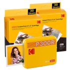 Kodak Photo Printer Mini Retro 3 + 60 folhas Amarela