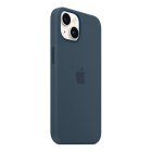 Capa Silicone Apple iPhone 14 MagSafe Azul Trovoada