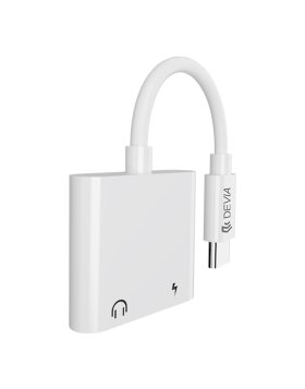 Adaptador DEVIA Smart Series USB-C p/ 2x USB-C