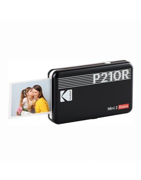 Kodak Photo Printer Mini Retro 2 + 60 folhas Preta