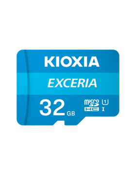 Cartão Memória Kioxia Exceria MicroSD 32GB C10 UHS-I R100 + Adaptador
