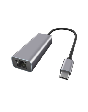 Adaptador de Rede Ewent Gigabit USB-C Cinza EW9818