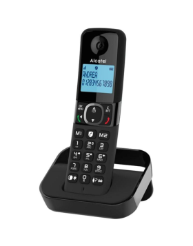 Telefone Fixo Alcatel Dect F860 Duo Preto