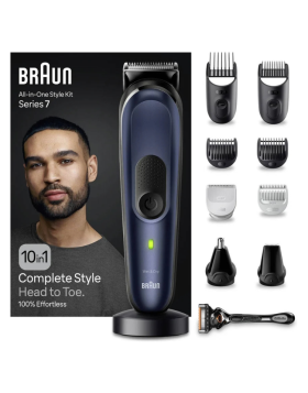 Aparador Multifunções Braun Series 7 MGK7421 10 em 1 Azul