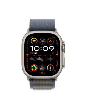 Smartwatch Apple Watch Ultra 2 GPS + Cellular 49mm Titânio C/Bracelete Loop Alpine Azul L