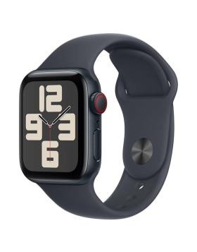Smartwatch Apple Watch SE (2024) GPS 40mm Midnight c/ Bracelete Desportiva Midnight S/M