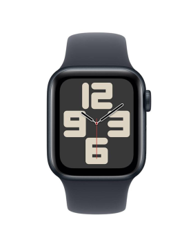 Smartwatch Apple Watch SE (2024) GPS 40mm Midnight c/ Bracelete Desportiva Midnight M/L