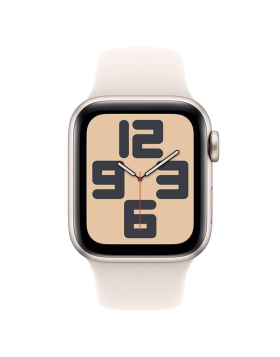 Smartwatch Apple Watch SE (2024) GPS 44mm Midnight c/ Bracelete Desportiva Midnight S/M