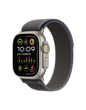 Smartwatch Apple Watch Ultra 2 GPS + Cellular 49mm Titânio c/ Bracelete Loop Trail Azul/Preto M/L