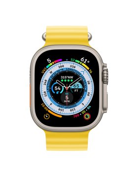 Smartwatch Apple Watch Ultra GPS+Cellular 49mm Titânio C/Bracelete Ocean Amarela