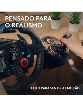 Bundle Logitech Gaming Set Volante + Pedais G29 Driving Force + Shifter Driving Force p/ G29/G920/G923