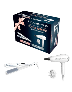 Bundle Rowenta Hair Essentials Secador CV5709 + Alisador SF5010