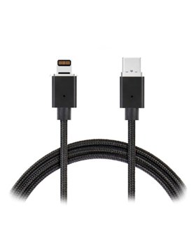 Cabo USB-C p/ Lightning Preto