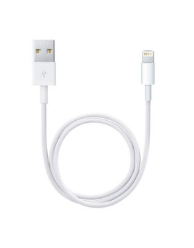 Cabo Apple Lightning p/ USB 0.5M ME291ZM/A Branco S/Caixa