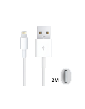 Cabo Lightning p/ USB 2M Branco