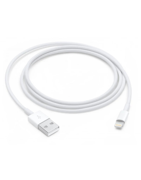 Cabo dados p/ iPhone Lightning (USB) 1metro Branco