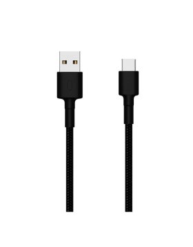 Cabo Xiaomi Mi Braided USB p/ USB-C 1M Preto