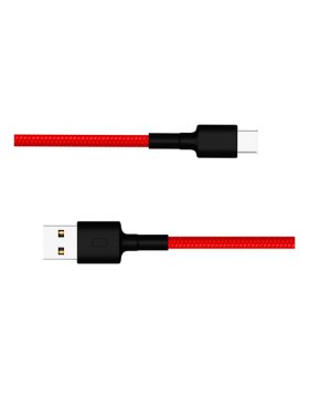 Cabo Xiaomi Mi Braided USB p/ USB-C 1M Vermelho