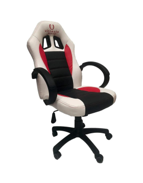 Cadeira Gaming Ultimate Taurus Preto e Branco