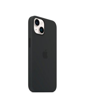 Capa Silicone Apple iPhone 14 MagSafe Meia-Noite