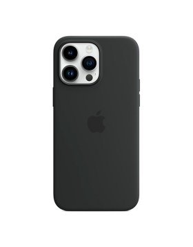 Capa Silicone Apple iPhone 14 Pro Max MagSafe Meia-Noite