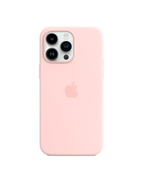 Capa Silicone Apple iPhone 14 Pro MagSafe Rosa Giz