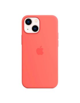 Capa Silicone MagSafe Apple iPhone 13 Mini Rosa