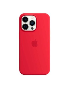Capa Silicone MagSafe Apple iPhone 13 Pro (PRODUCT) RED