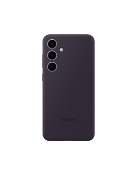 Capa Silicone Samsung S24+ Preto Púrpura