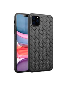 Capa Woven Pattern DEVIA iPhone 11 Pro Max Preto