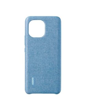 Capa Xiaomi Mi 11 Cloth Vegan Leather Denim Blue