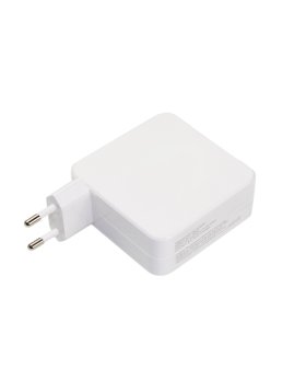 Carregador Compatível Macbook Magsafe 61W USB-C Branco
