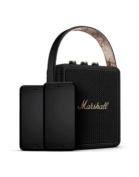 Coluna Marshall Stockwell II Bluetooth Black & Brass