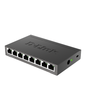 Switch D-Link 8 Portas Gigabit UnManaged Metal