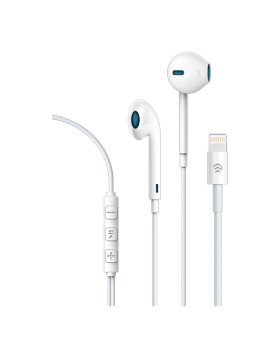 Auriculares Lightning Devia Branco