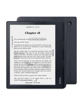 eReader Kobo Sage 8" 32GB Wi-Fi Preto
